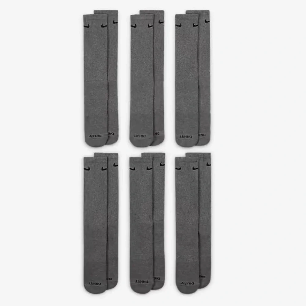 NIKE Training Crew Socks (6 Pairs) Nike Everyday Cushioned
